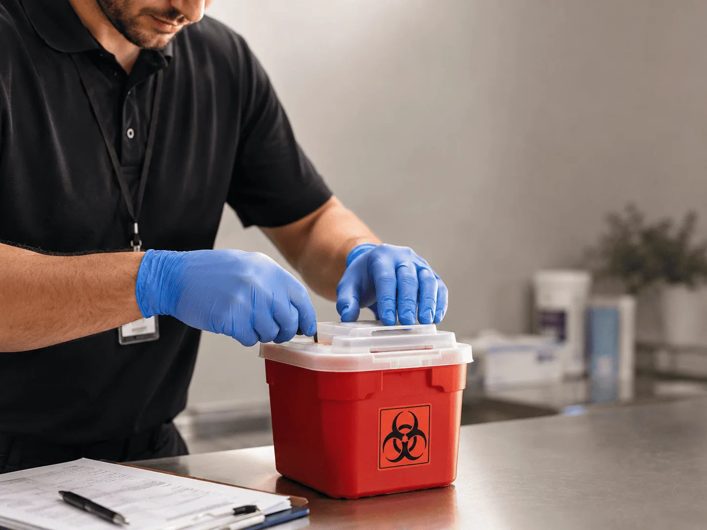 Why choose Sharps Waste Disposal in Canute, OK